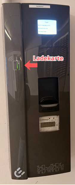 Darstellung der Ladesäule Typ CO1.