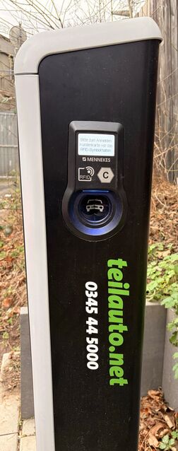 Darstellung der Ladesäule Typ ME1