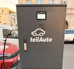 Darstellung der Ladesäule Typ CO2