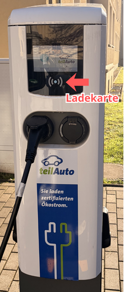 Darstellung der Ladesäule Typ AL3.