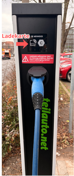 Darstellung der Ladesäule Typ ME2.