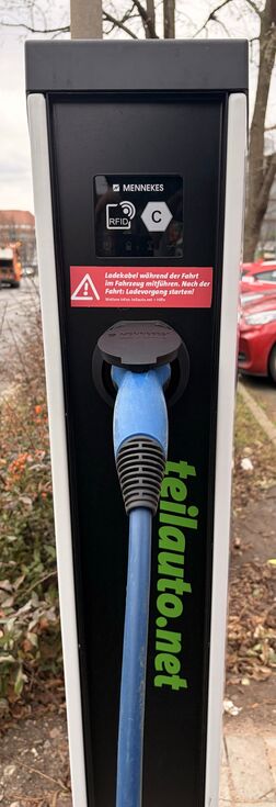 Darstellung der Ladesäule Typ ME2