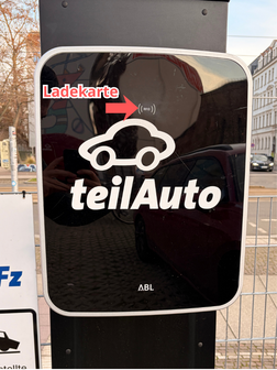 Darstellung der Ladesäule Typ AB1.