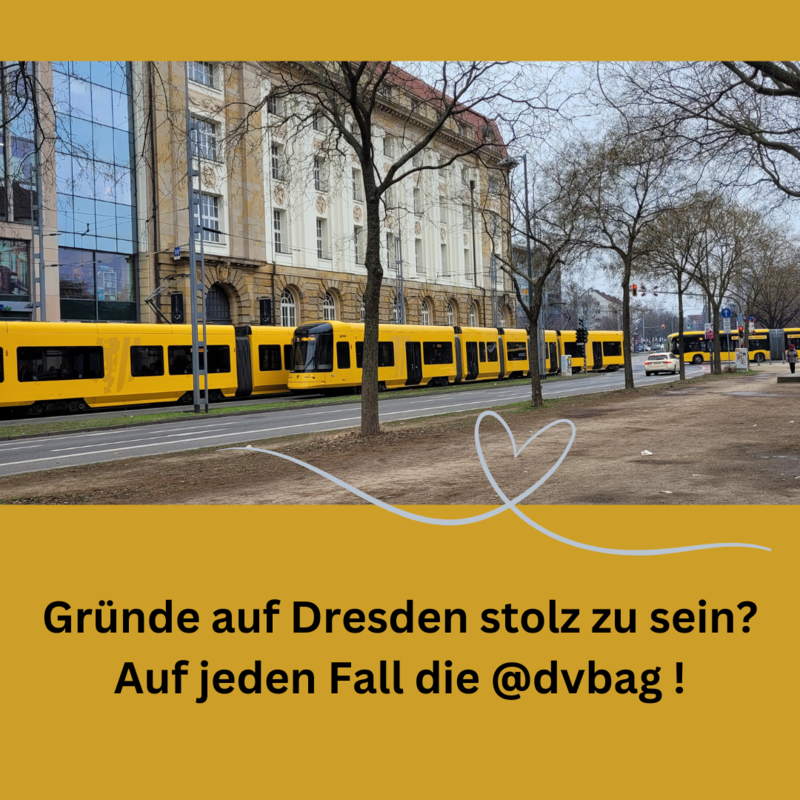 Ein Grund auf Dresden stolz zu sein Auf jeden Fall die @dvbag