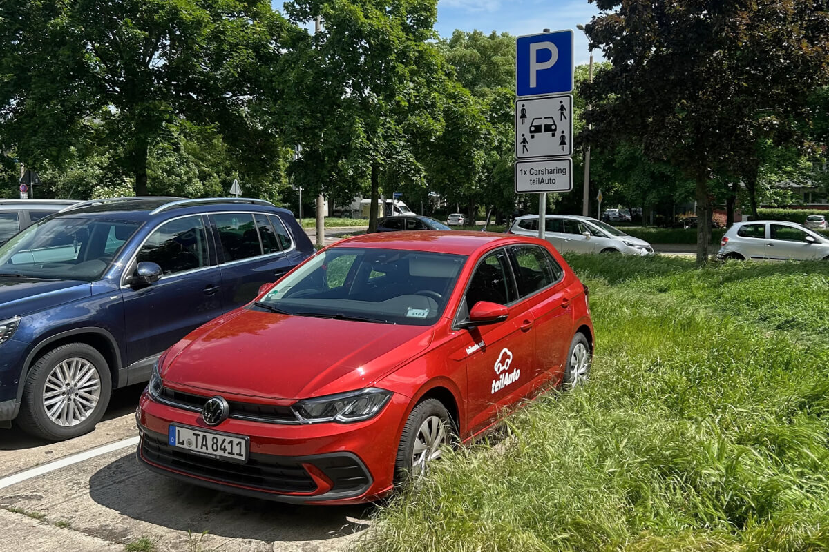 Station Ernst-Haeckel-Weg 1 in Halle.